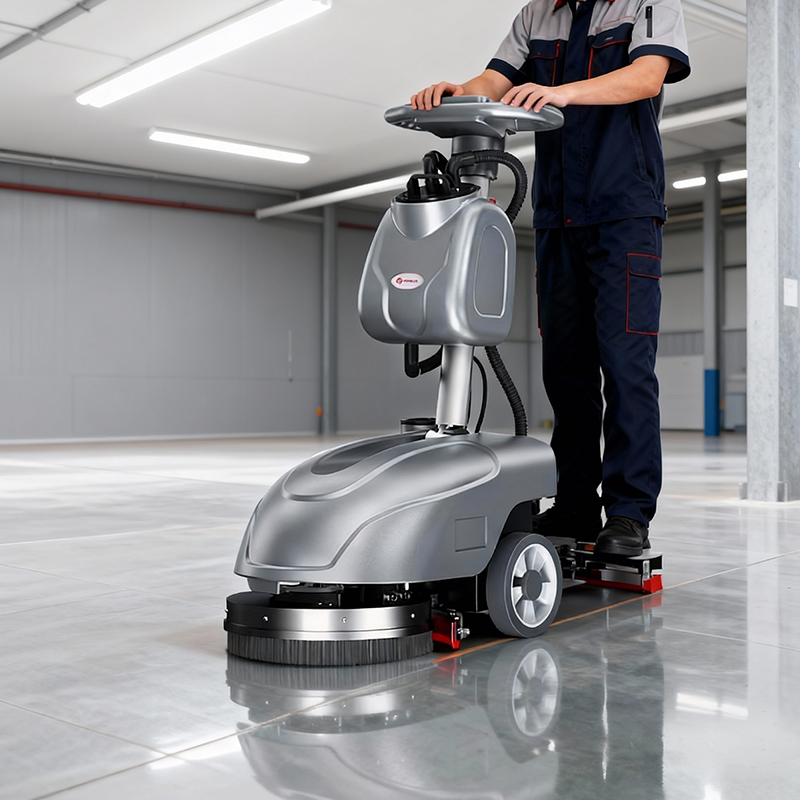 油污克星實(shí)測(cè)：揚(yáng)子YZ-X1手推式洗地機(jī)車間清潔能力深度解析