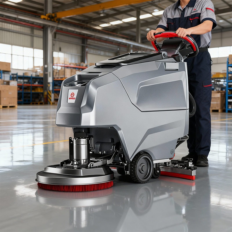 工廠大面積清潔升級｜帕爾普線路器材攜手X2E洗地機，5500㎡車間高效省心