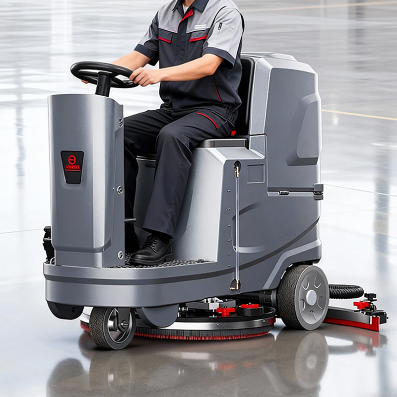 地下車庫清潔提質(zhì)｜和田金葉花物業(yè)攜手YZ-X5雙刷洗地機，破解萬平車庫清潔難題